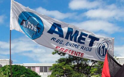 AMET rechazó la oferta salarial y advierte conflicto.